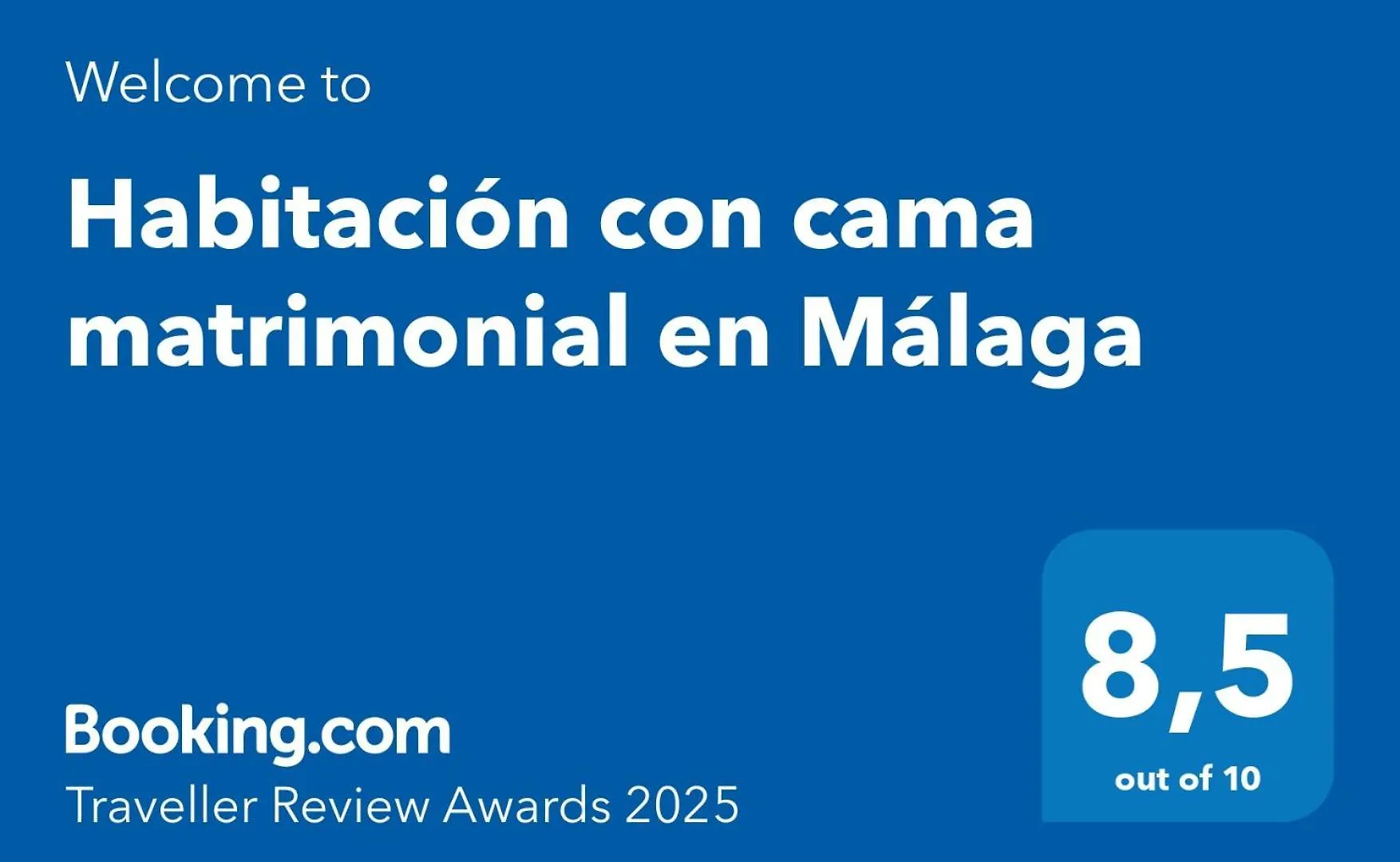 Habitacion Con Cama Matrimonial En Málaga